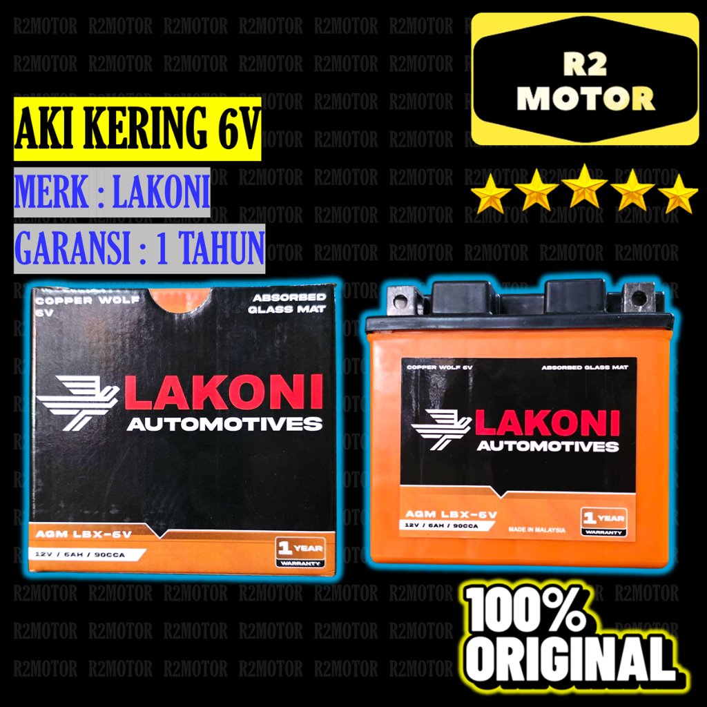 LAKONI AKI KERING MF GTZ6V GTZ 6V COPPER WOLF BEAT SCOOPY VARIO ISS MURAH AWET