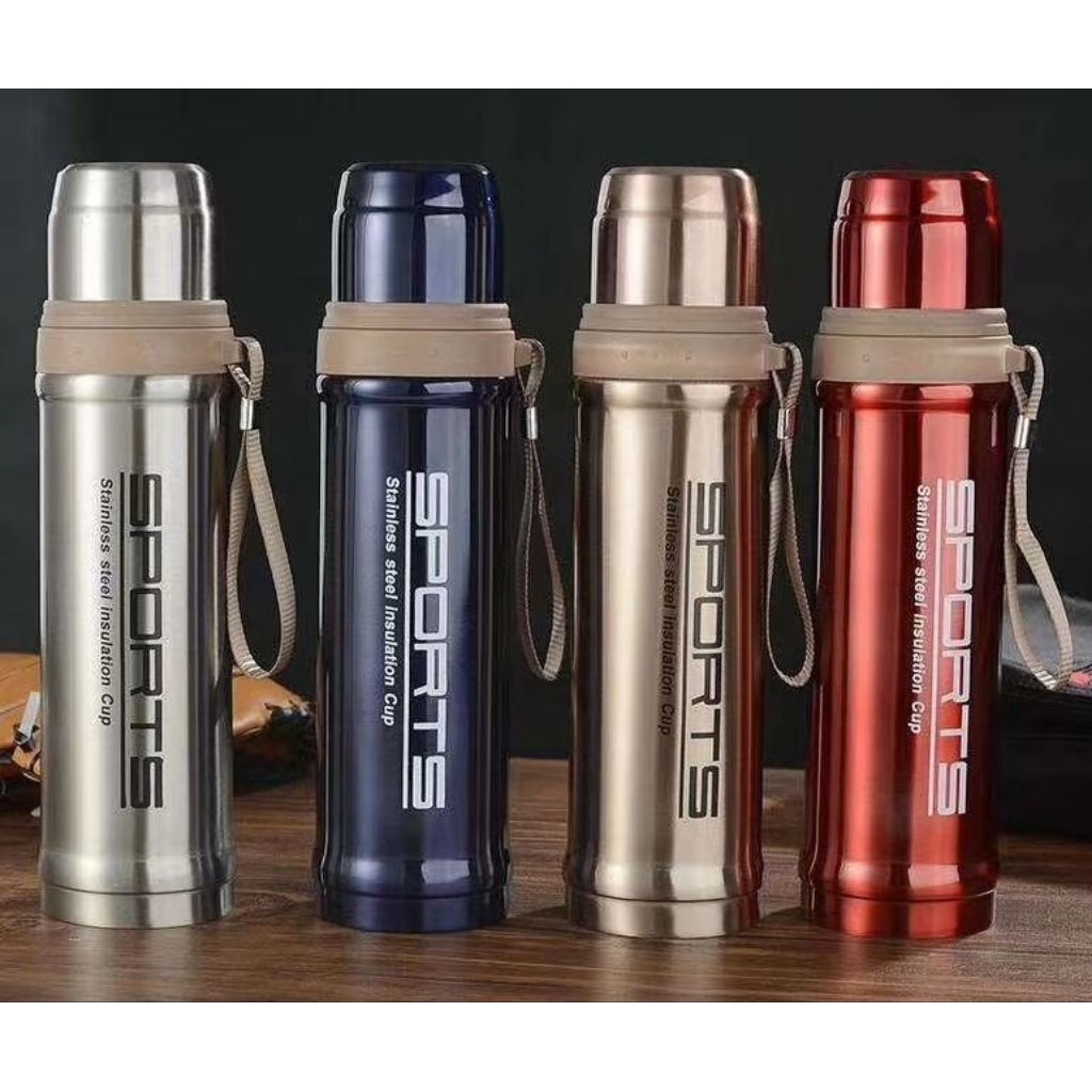 Jual botol minum stainless steel/botol sporty | Shopee Indonesia