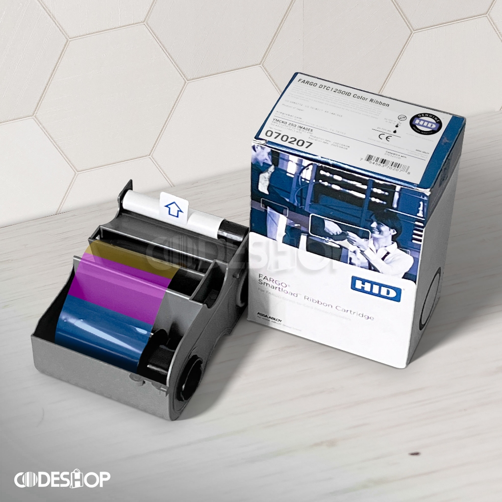 Jual Fargo DTC1250ID Ribbon Kit Color YMCKO 250 Prints PN : 070207 ...