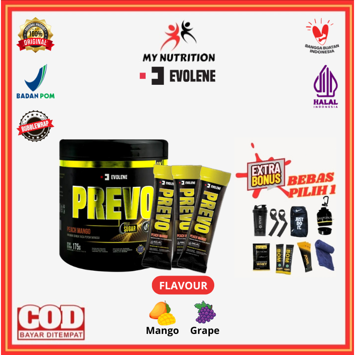 Jual Evolene New Prevo 25 Serving/175gr - Pre-Workout - 2x More ...