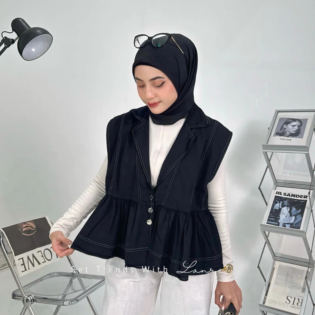 Lika Outer Jeans Wanita Denim Premium Flare