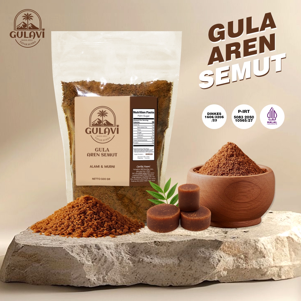 Jual Gula Aren Semut Premium 500gr & 1kg – Gula Aren Bubuk Asli Alami ...