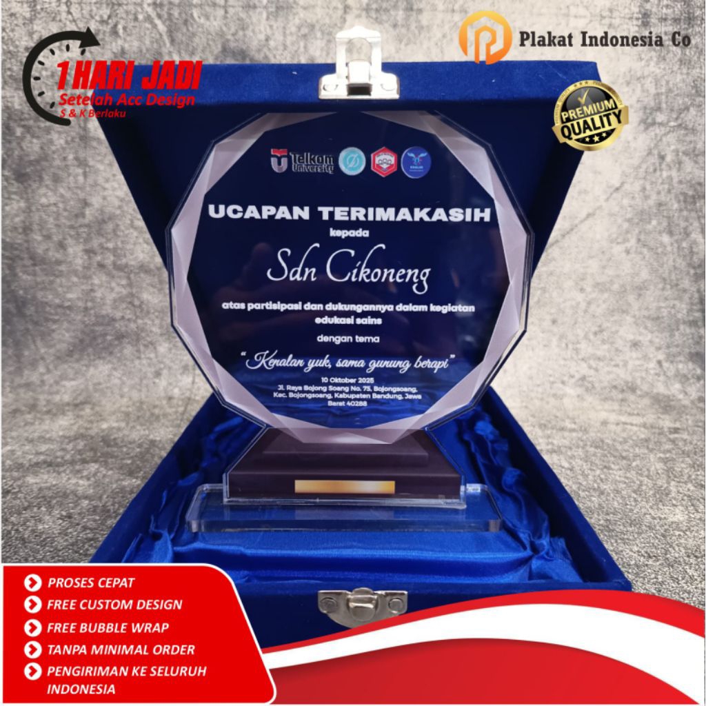 Jual Plakat akrilik, Plakat akrilik custom, Plakat wisuda, Plakat ...