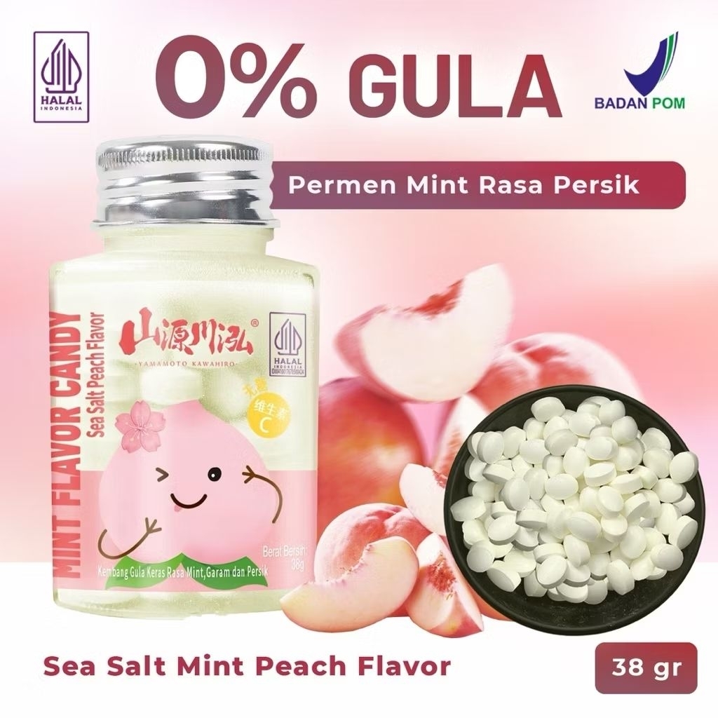 Jual Yamamoto Kawahiro Botol Mint Flavour Candy Rasa Buah Permen Tanpa ...
