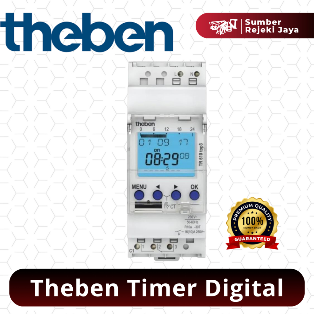 Theben Timer Digital TR610 TOP3