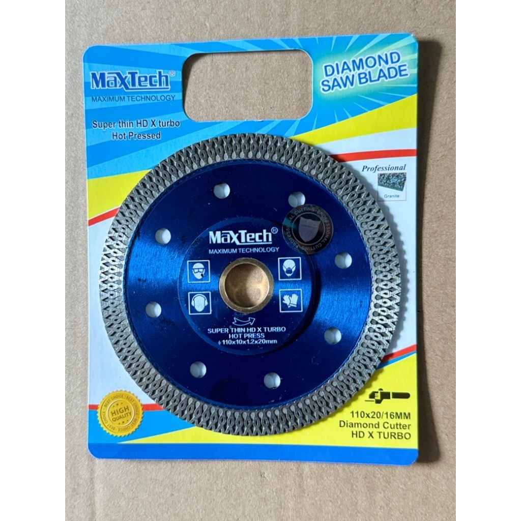 Jual (1box 10pc) ORIGINAL MAXTECH BLUE HD 3D Diamon Wheel/Batu Potong ...