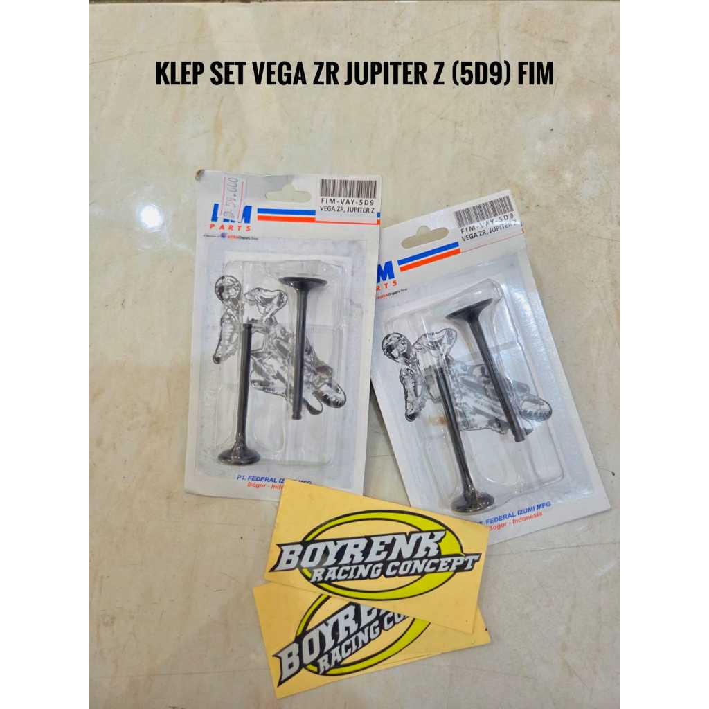 Jual VALVE SET IN EX / KLEP SET VEGA ZR | JUPITER Z NEW 5D9 FIM ...