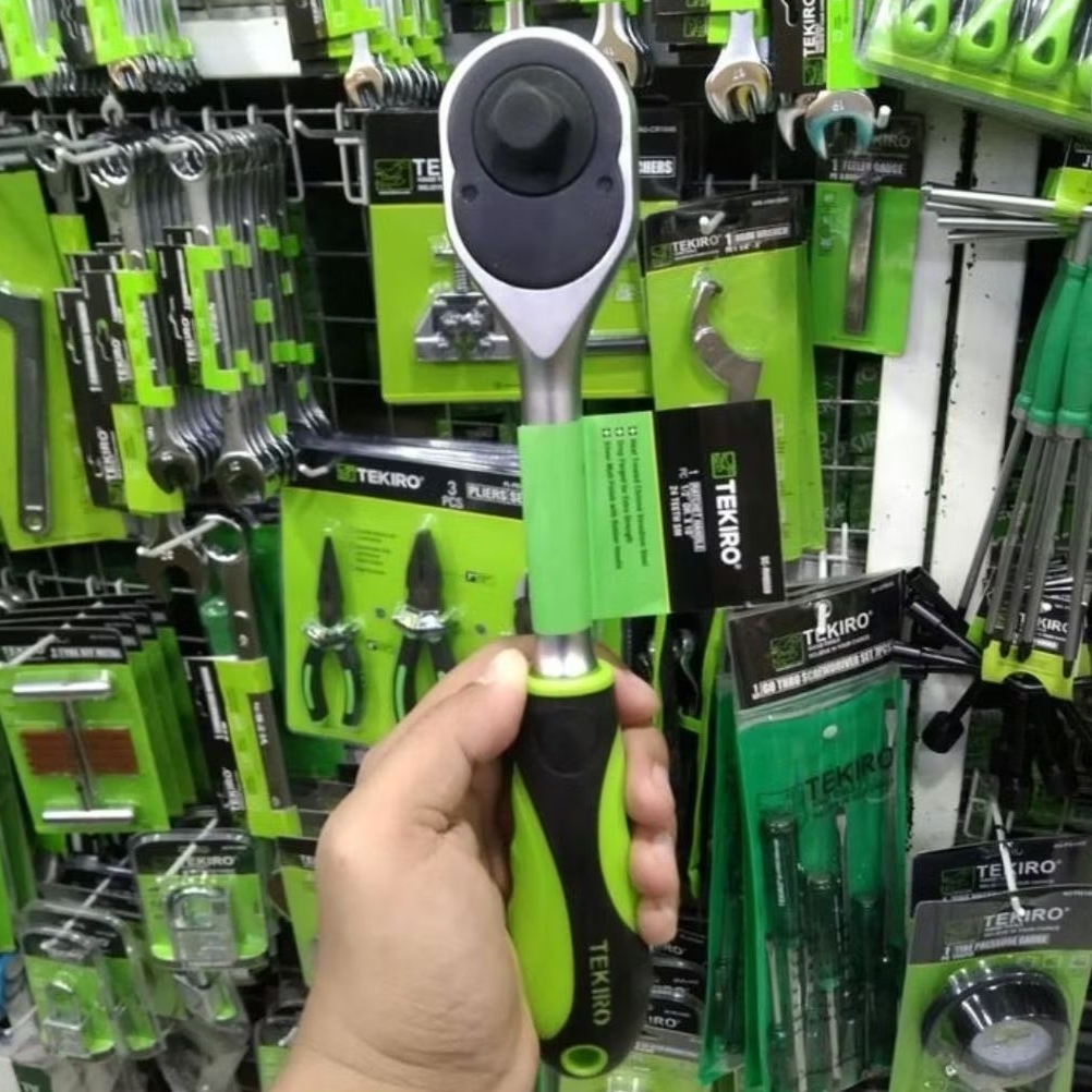 Jual TEKIRO RATCHET HANDLE GAGANG KARET 1/2
