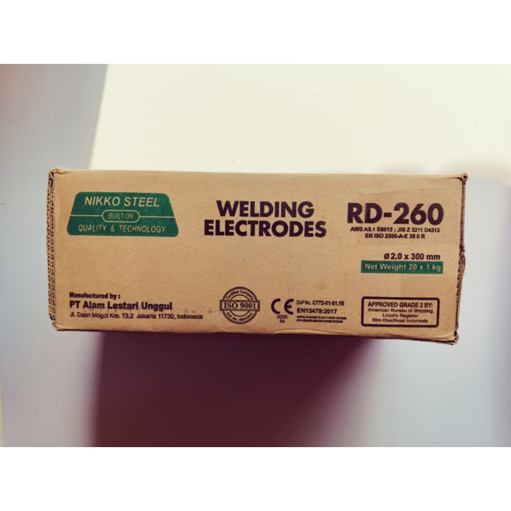 Jual Kawat Las RD260 Nikko Steel 1kg 100% Original | Shopee Indonesia