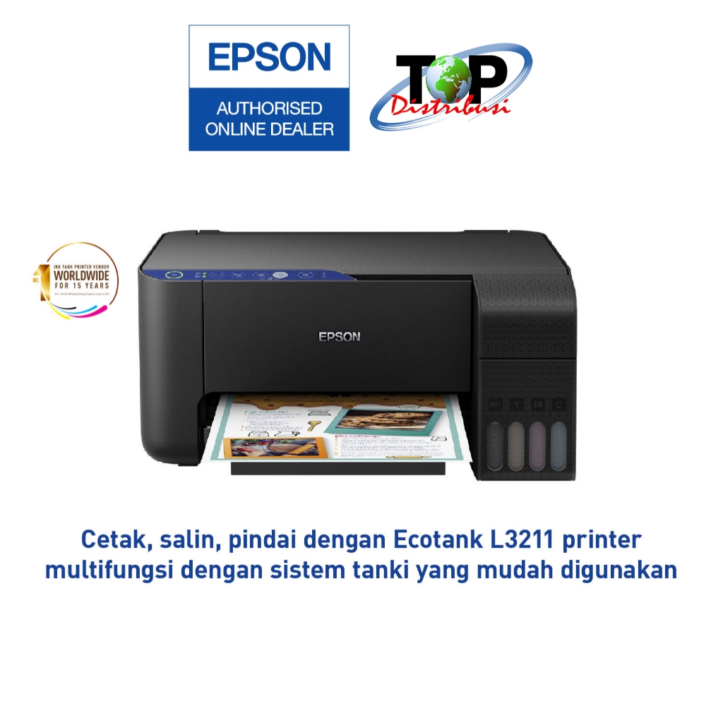 Jual Printer Epson EcoTank L3211 A4 All-in-One - Ink Tank Printer Epson ...
