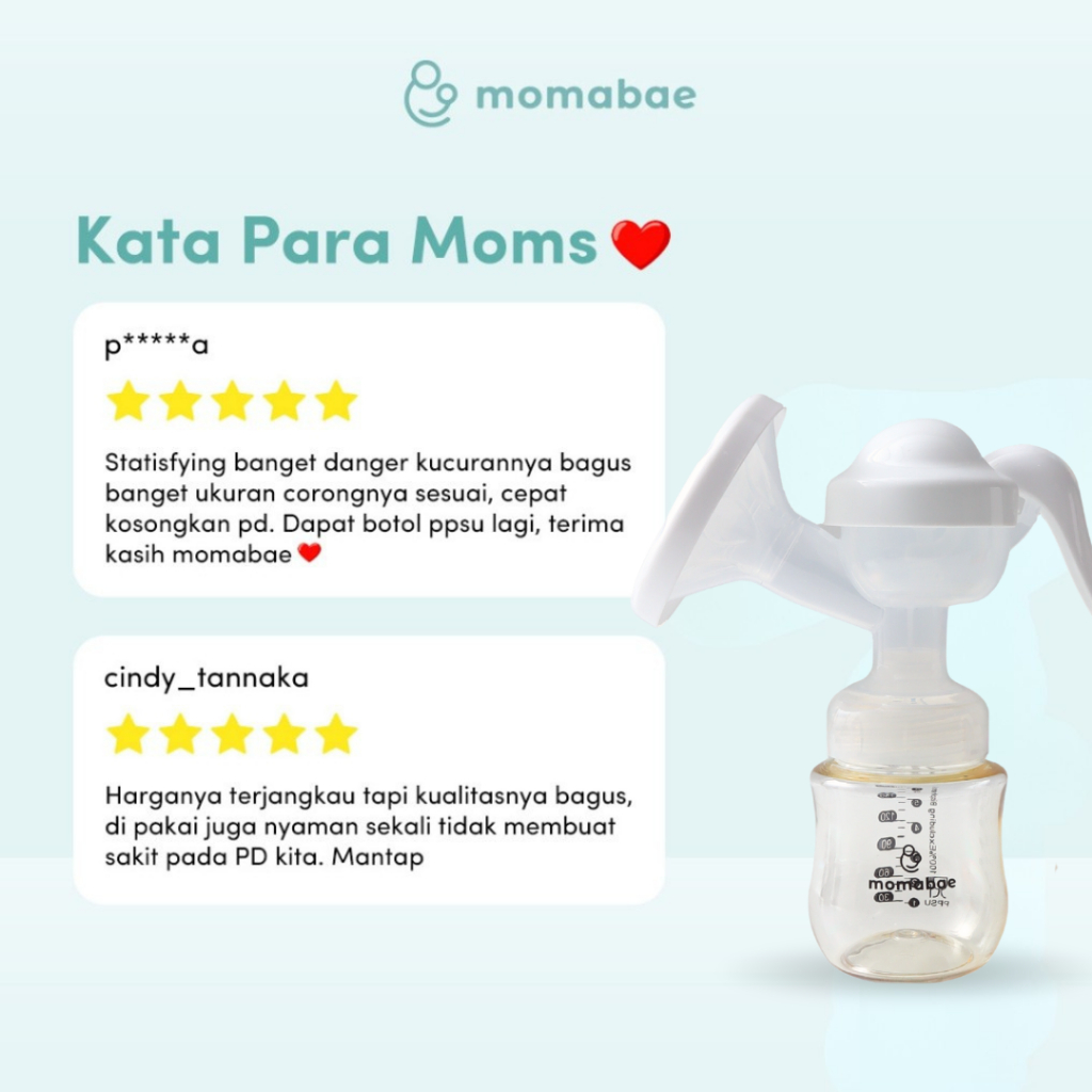Jual MOMABAE - Manual Breast Pump | Pompa Asi Manual | Shopee Indonesia