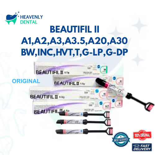 Composite Dentaire Shofu Beautifil II Universel - 4,5g, Libération Fluorure, Japon