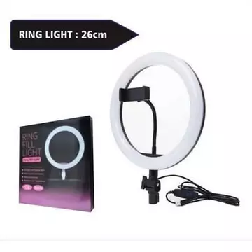 Ring Light 26cm Tanpa Tripod Lampu Makeup Lampu Selfie Lampu Vlog