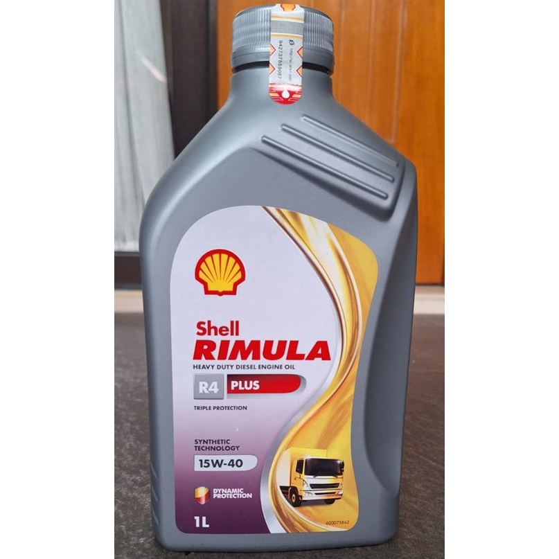 Jual Shell Rimula R4 Plus 15W-40 Motor Oil 1 Liter | Shopee Indonesia