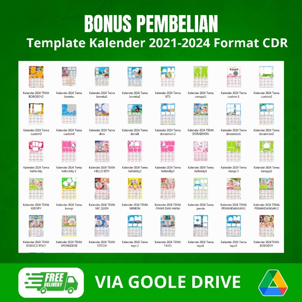 Jual [PROMO] Paket Desain Kalender 2026 Format Canva | Shopee Indonesia