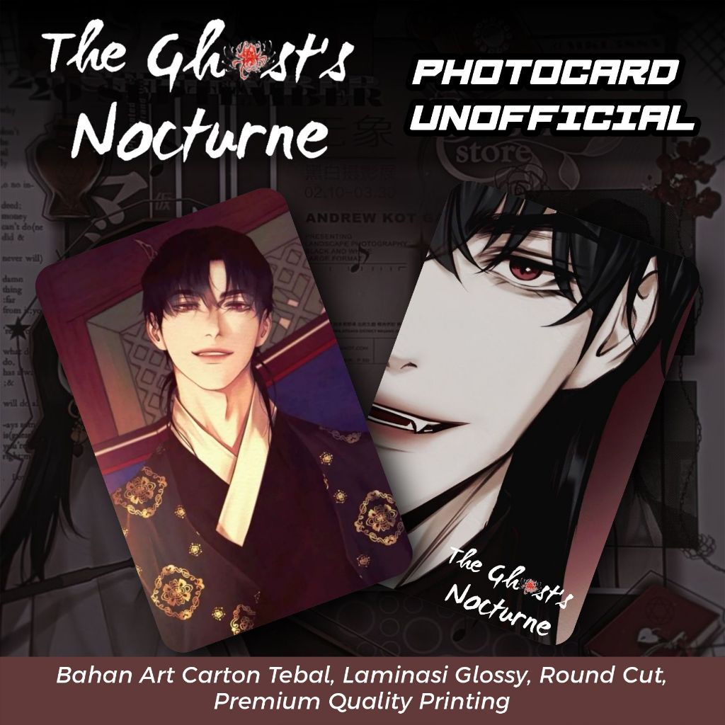 Jual Photocard Jaeshin The Ghost's Nocturne 25 Pcs Kartu Foto Karakter ...