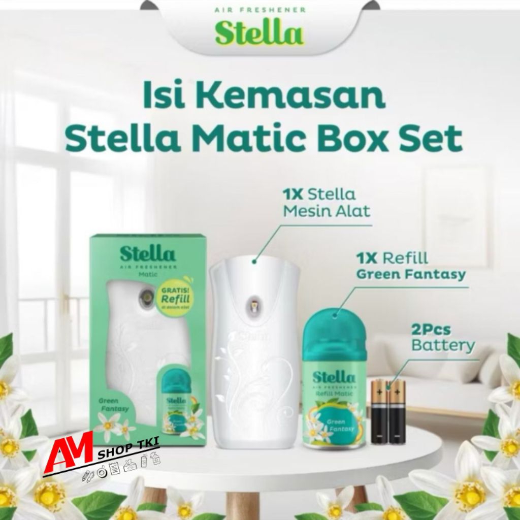 Jual Stella Matic Box Set (Alat + Refill 160 ml +Baterai) | Shopee ...