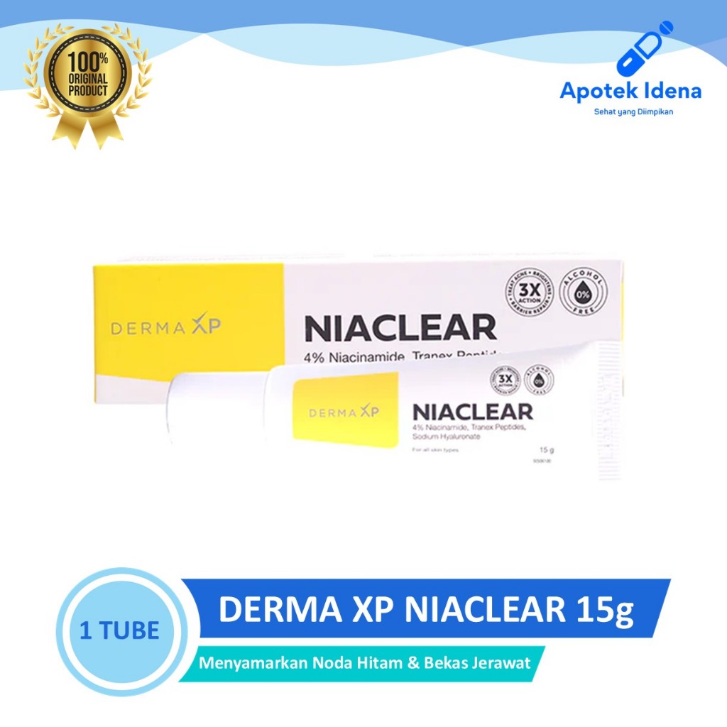 Jual NIACLEAR Niacinamide 4% Tranex Peptides Sodium Hyaluronate 15gr ...
