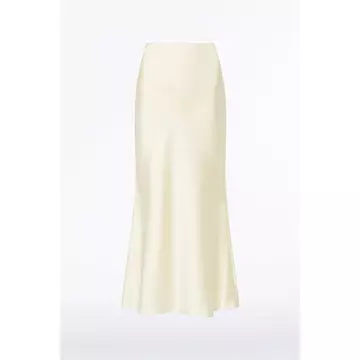 Rok Satin A Line Rok Satin Reine V2 90CM 100CM Satin Long Skirt Rok Satin Panjang S Sampai 3XL