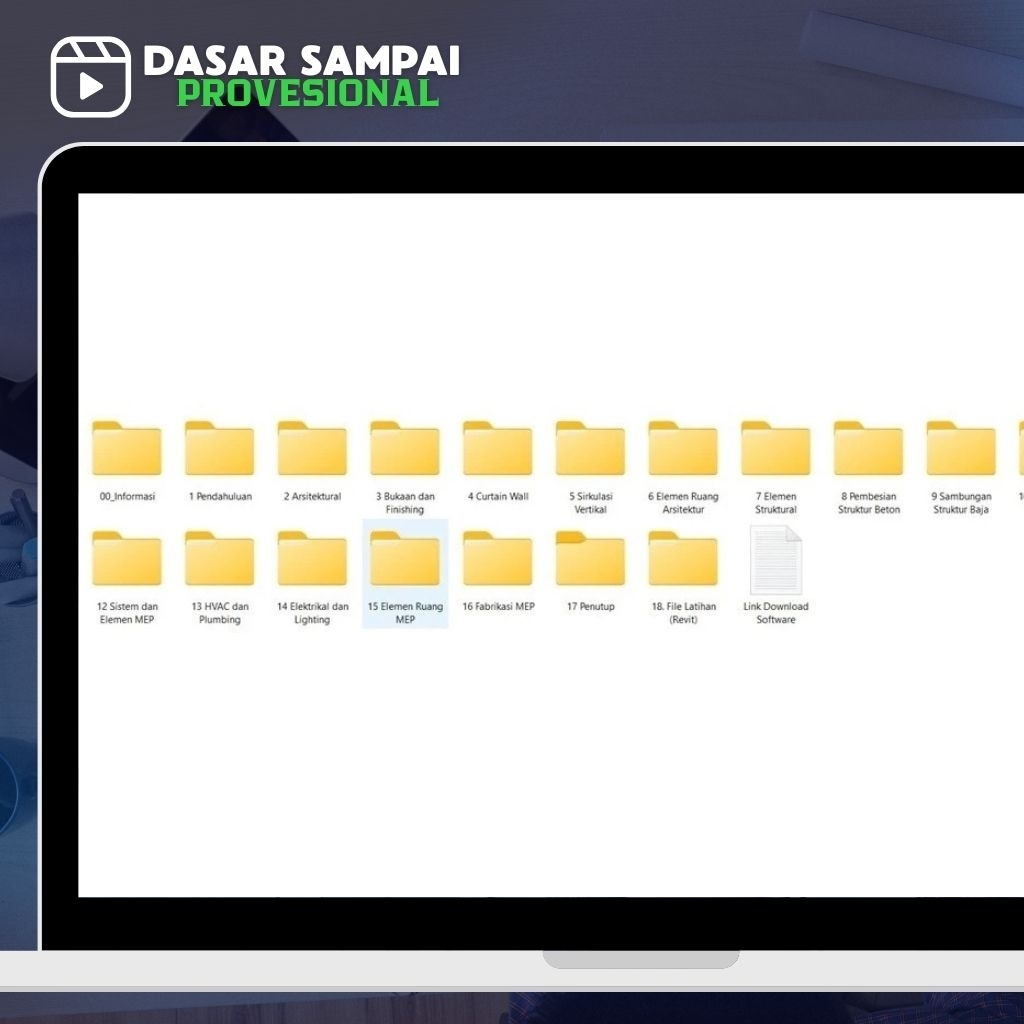 Jual Tutorial AUTODESK REVIT || Dari Dasar Sampai Mahir || Video ...