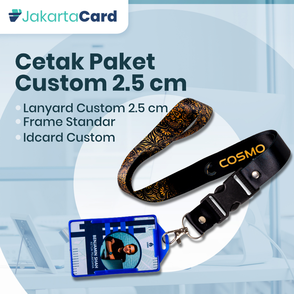 Jual BUNDLE MURAH BERKUALITAS, id card lanyard custom & frame standar ...