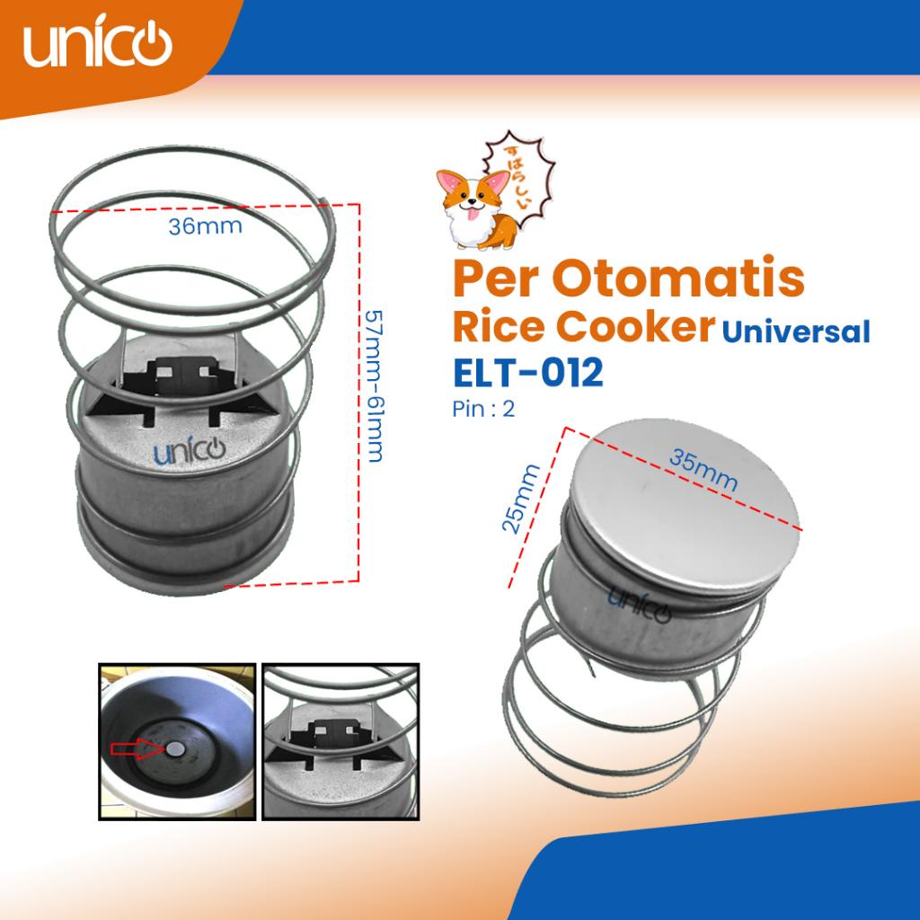 Jual UNICO INDONESIA per otomatis rice cooker, per otomatis thermostat ...