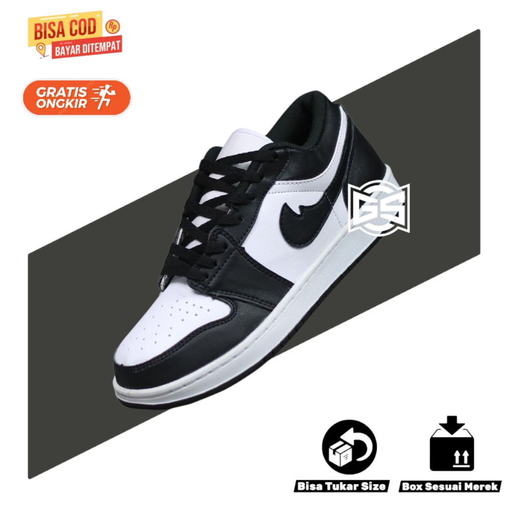 Jual Sepatu Sneaker Kasual Casual Sport Low Panda Pria Wanita Unisex ...