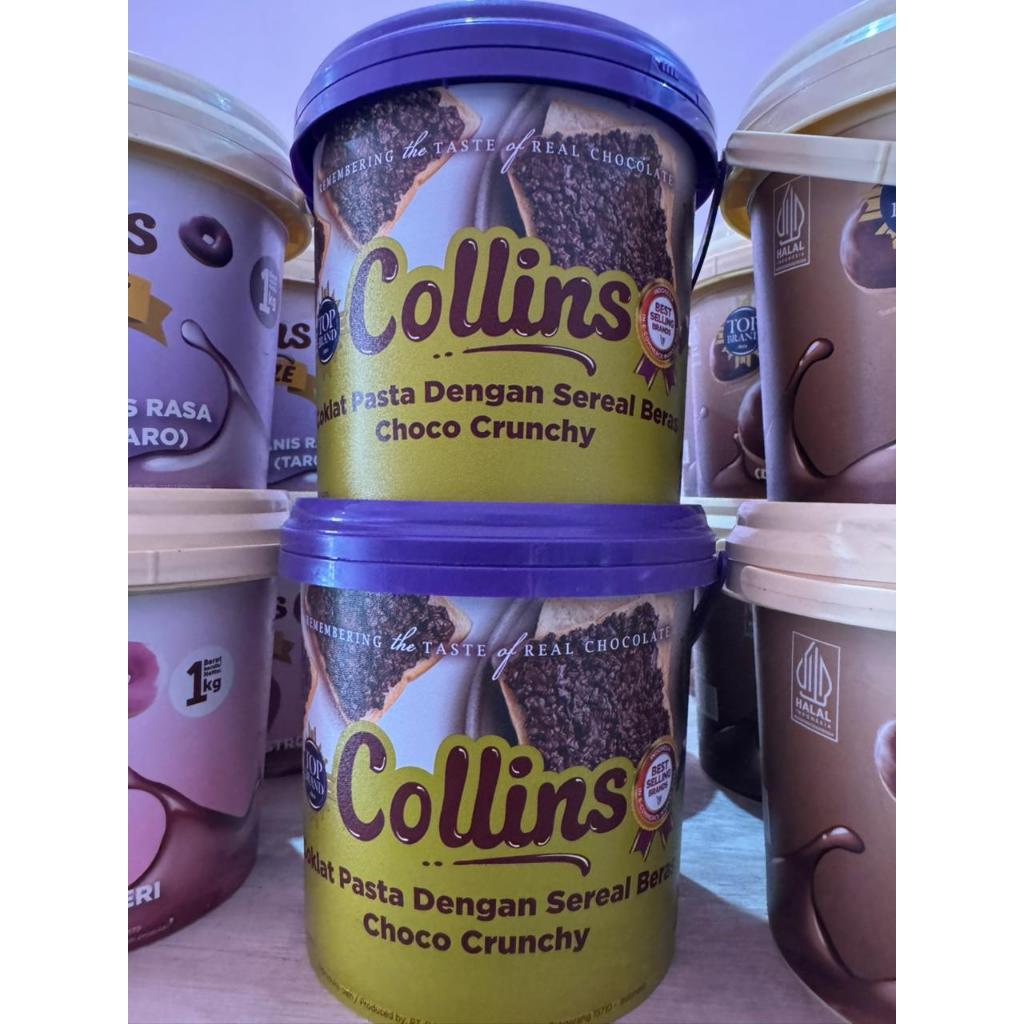 Jual Collins Choco Crunchy Pasta Cokelat 1 KG / collins pasta cokelat ...