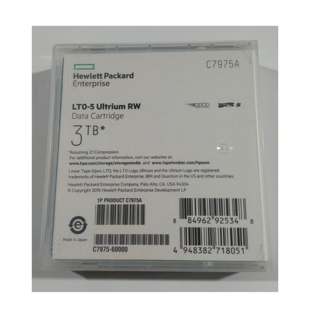 Jual HPE LTO-5 Ultrium RW Data Cartridge 3TB (C7975A) | Shopee Indonesia