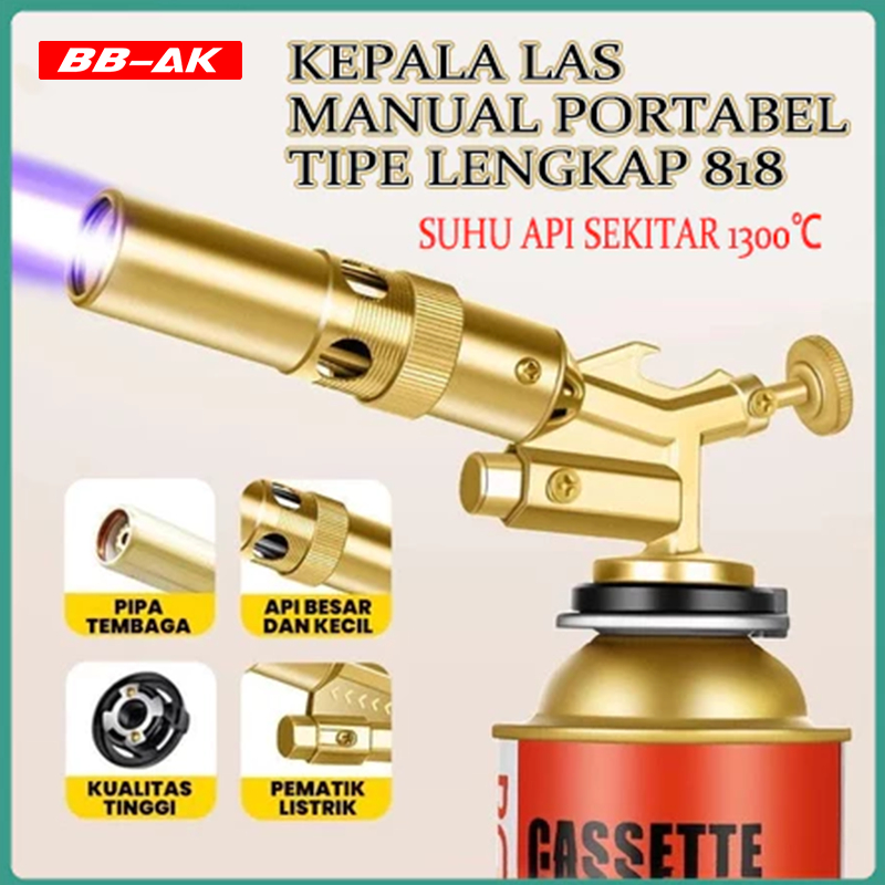 Jual Flame Gun Gas Torch Portable Kepala Gas Blow KuninganDual Api ...