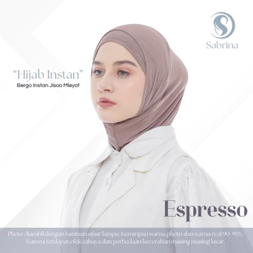 Sabrina Bergo Jisoo Mleyot Rayon Cooltech Hijab Instan Meleyot Tencel