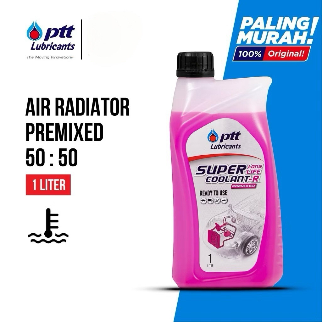 Jual AIR RADIATOR COOLANT PTT SUPER LONG LIFE COOLANT-R 1L | Shopee ...