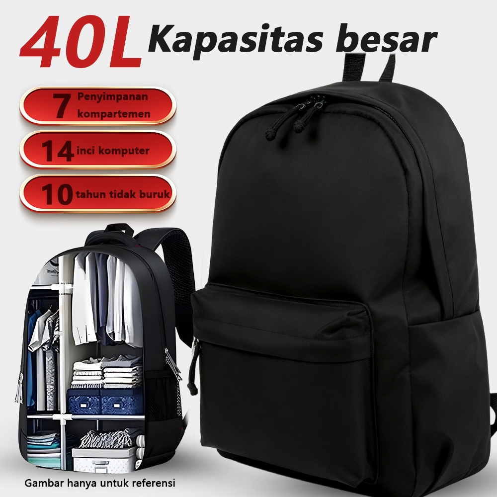 Jual 【Beli satu gratis satu】Tas Ransel Pria Waterproof Backpack Outdoor