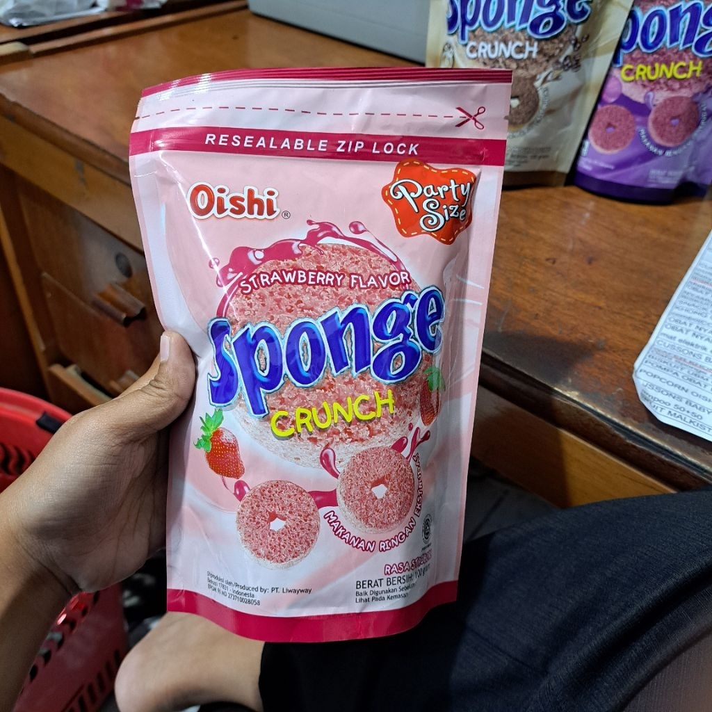 Jual SNACK OISHI Sponge 100gr | Shopee Indonesia