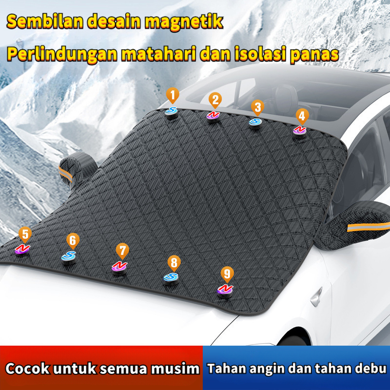 Penutup Mobil Magnetik Tebal/Penutup Pelindung Matahari Penutup Kaca Depan Mobil