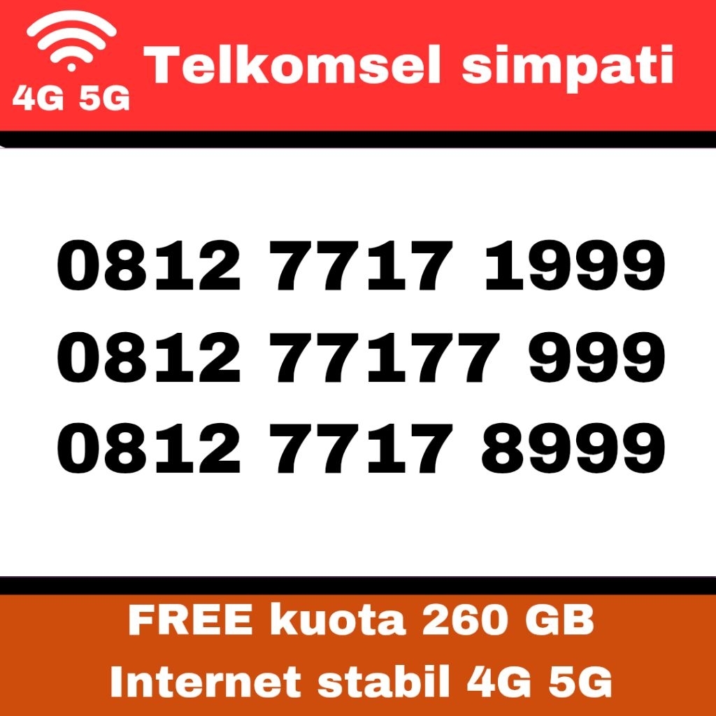 Jual Triple 999 simpati telkomsel 0812 7717 8999 nomor cantik FREE ...