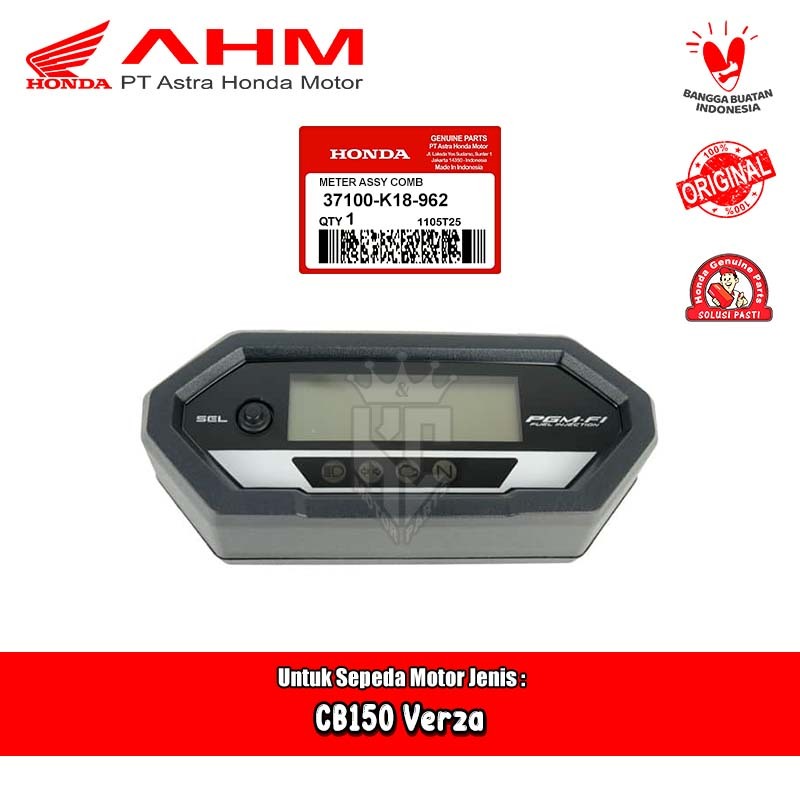Jual Speedo Meter Kilometer Komplit Honda CB150 Verza Original AHM ...