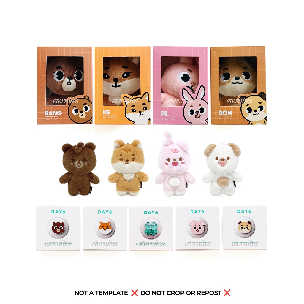 Jual [ READY STOCK / OFFICIAL ] DAY6 PLUSH DENIMALZ 2024 DENIMALZ