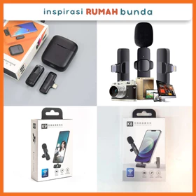 Microphone Wireless J11 K8 K9 Mikrofon Nirkabel Clip On Mic Wireless Portable Untuk Live