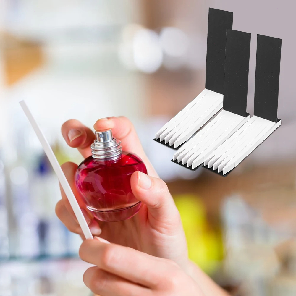 Produktbild von WeddHuis 100 Parfüm-Teststreifen – 13 Cm, Aus Dickem Papier, Für ätherische Öle & Duftproben