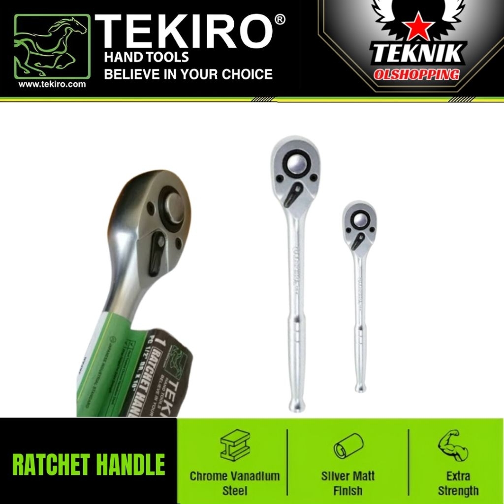 Jual TEKIRO Ratchet Handle Hand Tools Alat Teknik Alat Perkakas ...