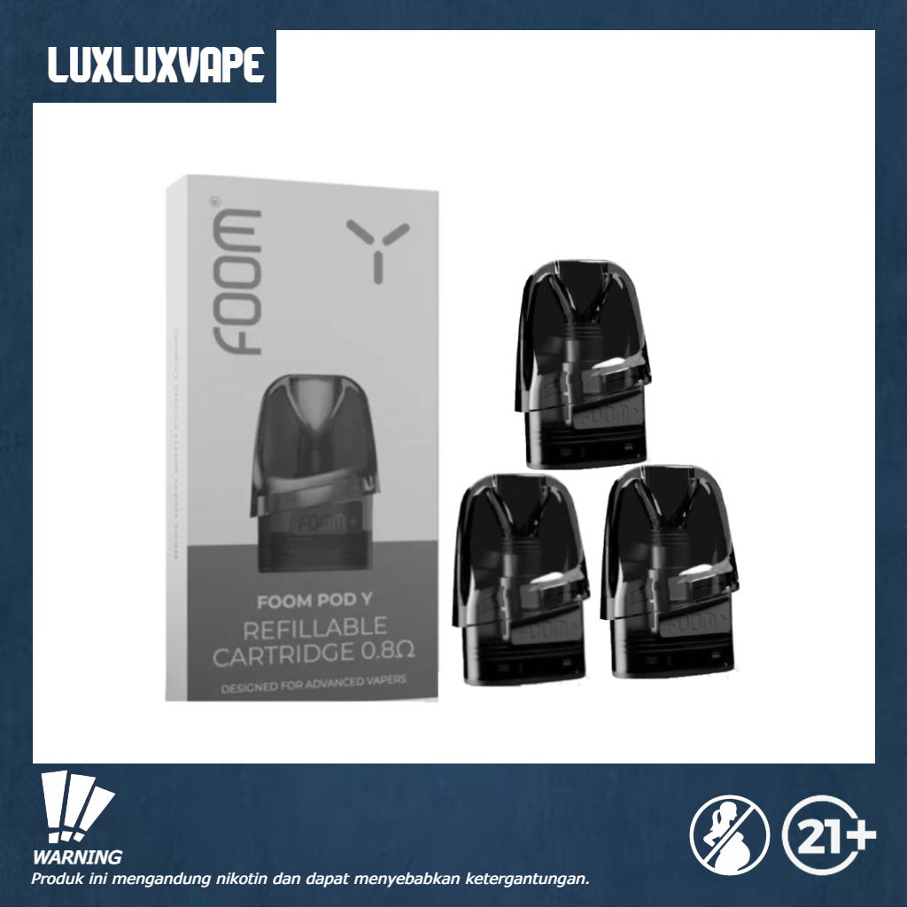 Jual Cartridge Foom Y Pod 1 Pack Authentic by Foom Lab | Shopee Indonesia