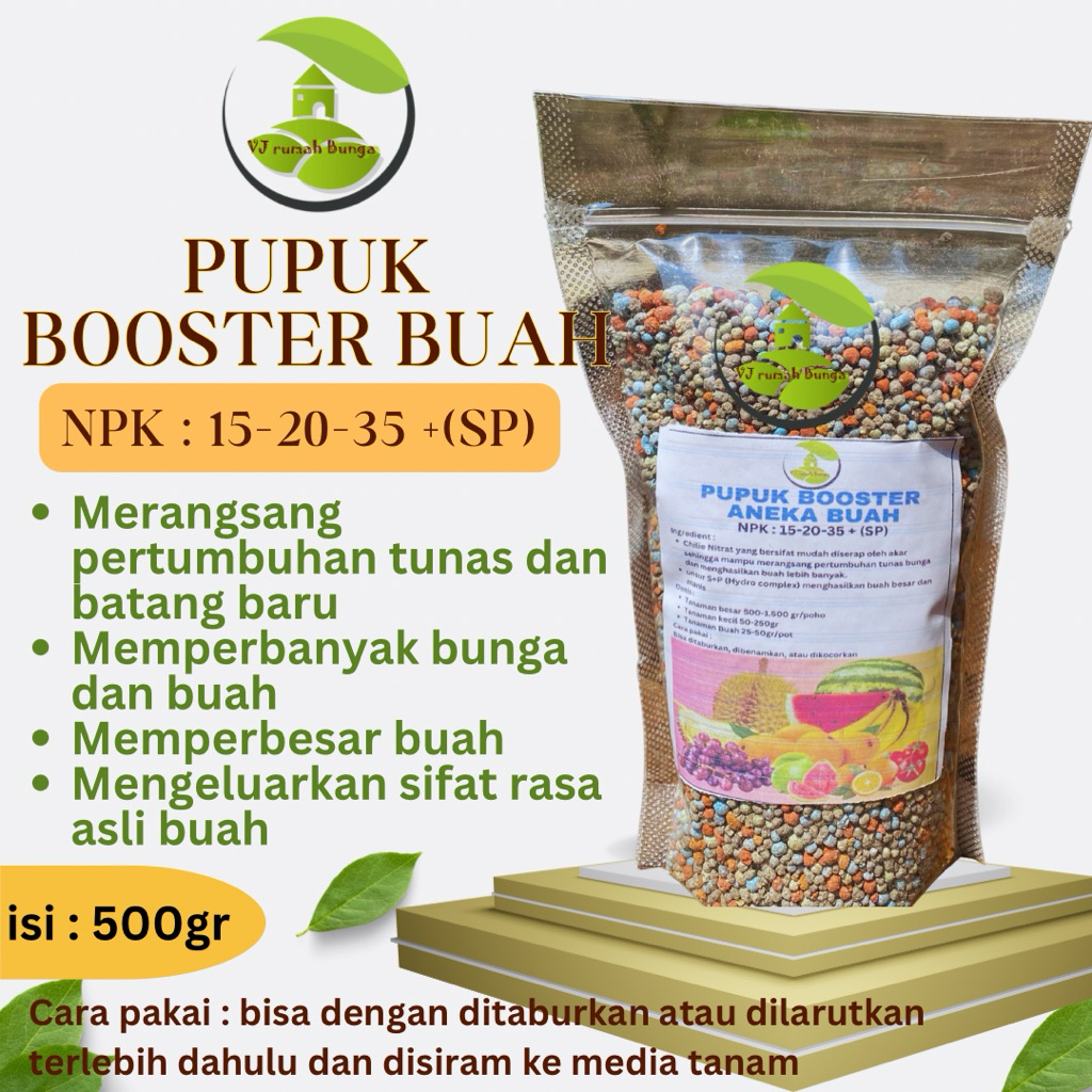 500gr - Pupuk Booster Buah pelebat buah NPK pelebat buah
