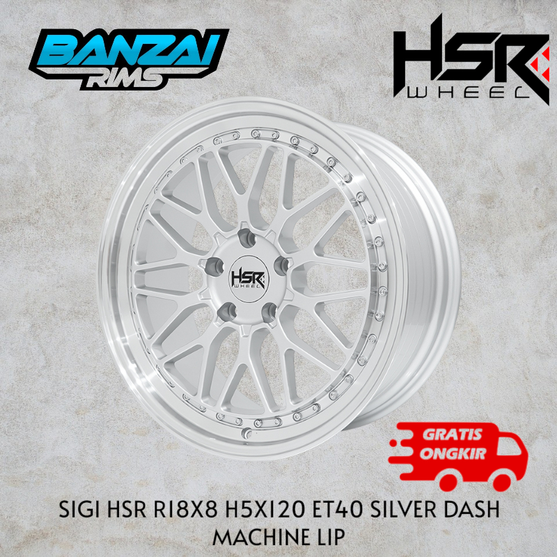 Jual velg mobil hsr ring 17 untuk bmw range rover byd seal pcd 5x120 ...
