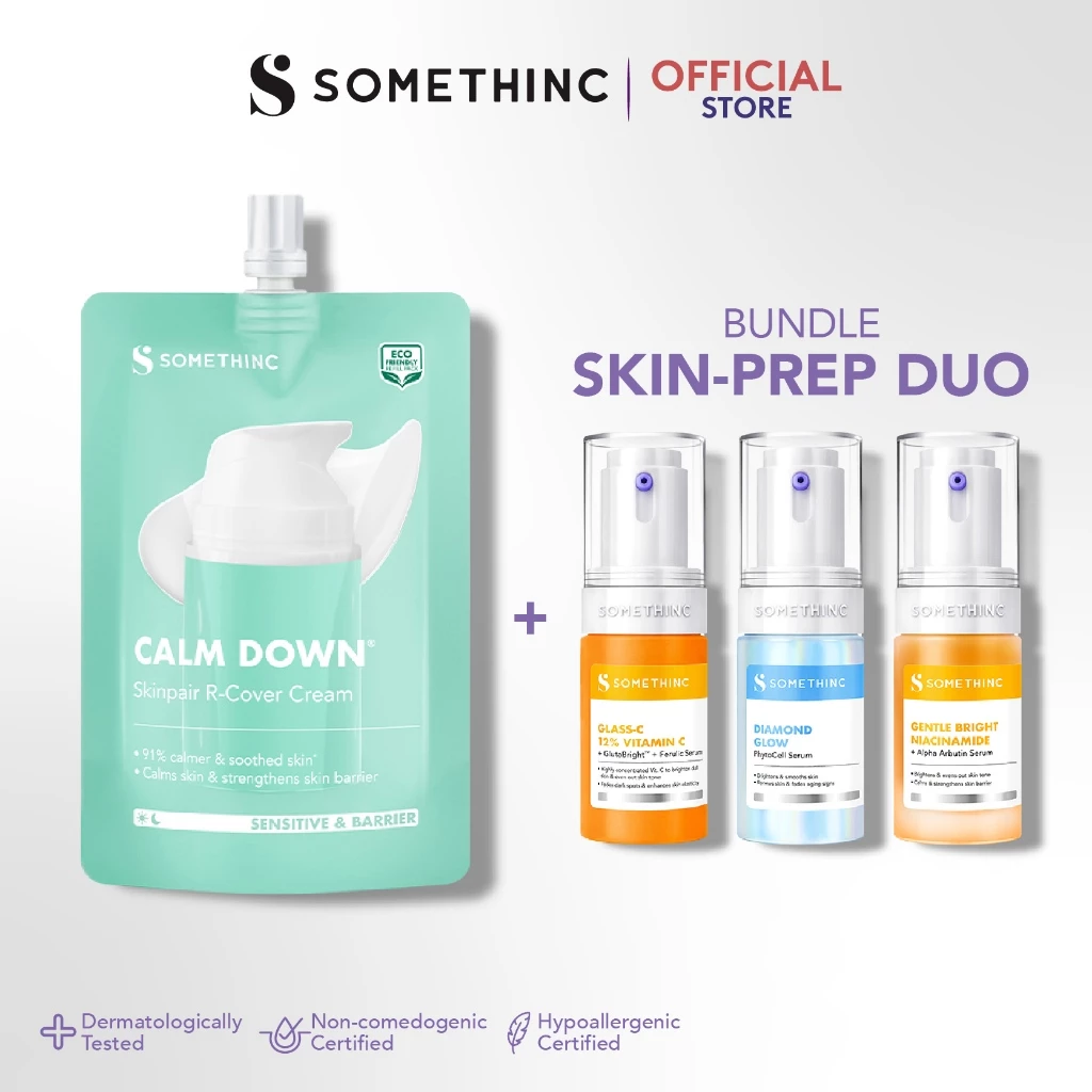 SOMETHINC Skin-Prep Duo Diamond Serum, Glass-C 12% Vitamin C+ GlutaBright