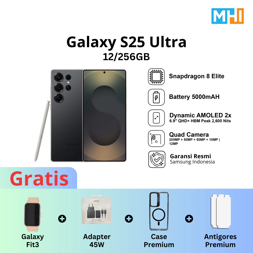 Samsung Galaxy S25 Series S25 FE S25 Edge S25 Ultra S25 Plus S25 Basic Smart AI, Original, Garansi SEIN - foto 1