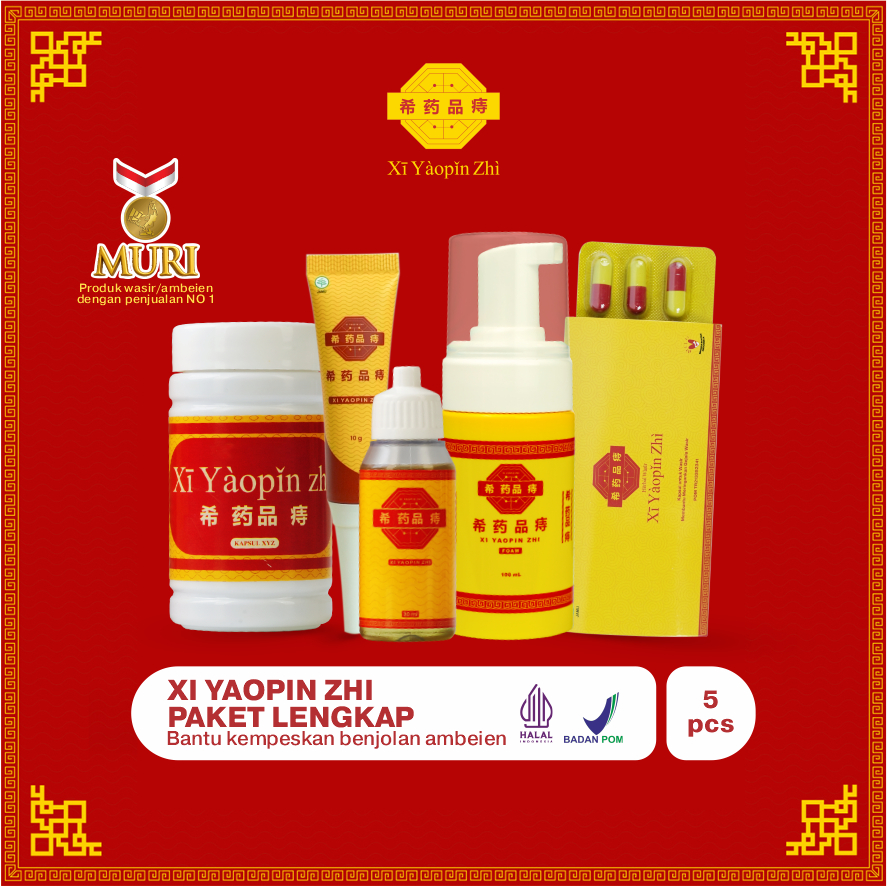 XI YAOPIN ZHI Varian Salep Kapsul Oil dan Foam Untuk Mengobati Wasir Ambeien Ambeyen 100% Herbal Alami Sudah BPOM Tidak Menimbulkan Ketergantungan COD