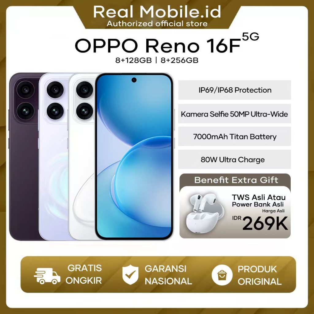 Jual Oppo Reno 16 Terlengkap & Harga Terbaru Agustus 2026 | Shopee ...