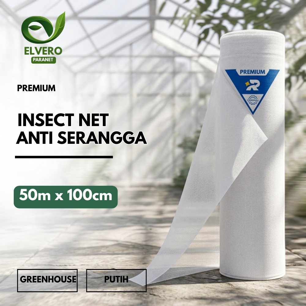 Jual Jaring Insectnet Putih 50 Meter – Kelambu Serangga Greenhouse ...