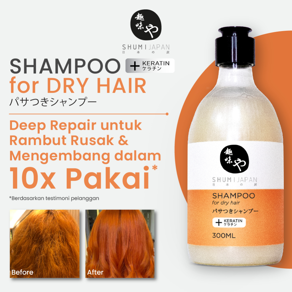[BPOM] PROMO! SHUMI Japan SHAMPOO for Dry Hair 300ml Shampoo / Treatment / Haircare